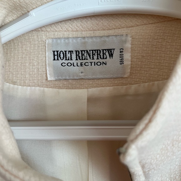 Box Review Collection Women's Cream Blazer - Picture 3 of 4